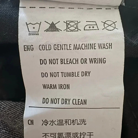 91 Cotton On Black Charcoal Denim Zip Front Tie Belt Jumpsuit Romper Women's 2 - Picture 8 of 9